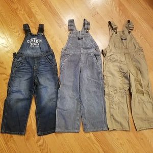 4T Toddler Boy's Overall Lot